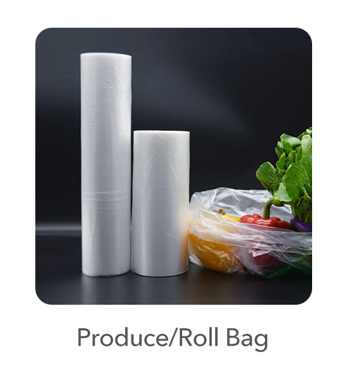 Produce/Roll Bags: Ideal for grocery stores and markets, these bags are perfect for packaging fruits, vegetables, and bulk items. Their roll format allows for easy dispensing and use.