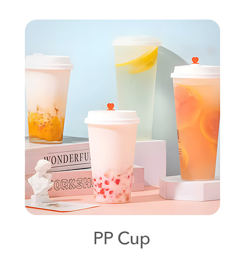 Beverage PP Cups: Our PP (Polypropylene) cups are versatile and suitable for both hot and cold beverages. Known for their resilience and lightweight nature, these cups are an excellent choice for various drink options.