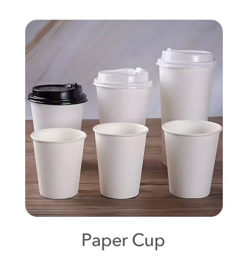 Beverage Paper Cups: Ideal for hot beverages like coffee and tea, our paper cups are crafted from high-quality materials to ensure durability and heat retention. They are available in various sizes to accommodate different serving portions.