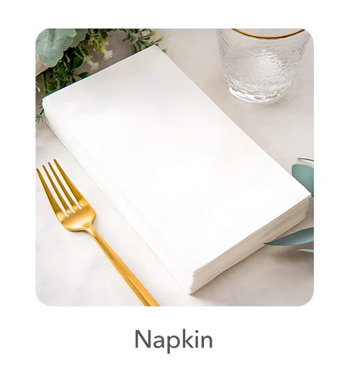 Paper Napkins: Our napkins are crafted from high-quality materials, ensuring softness and absorbency. They are perfect for both casual and formal dining settings, providing a touch of elegance and practicality.