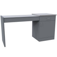  Classic Right Hand Table with 1 Door & Drawer Pedestal