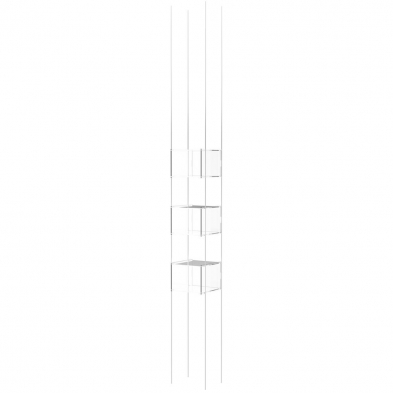 Open Floating Box, Eyewear display, floating boxes, hanging display