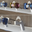 locking countertop display, locking countertop peg, locking frame display