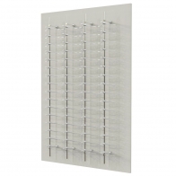  37.5"W Panel with Skinny Steel Rods