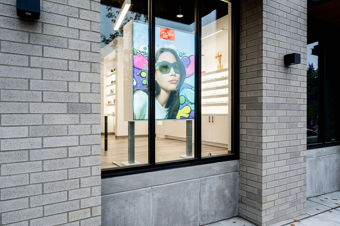 ennco design services, optical space design, optometry office, optical retail space