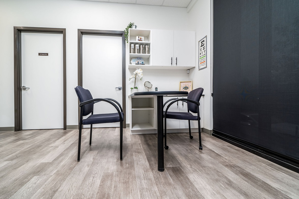 ennco design services, optical space design, optometry office, optical retail space