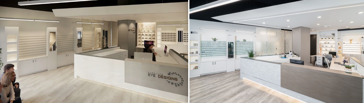 optical space design, high end optical store design, sunglass retail design, eyewear display