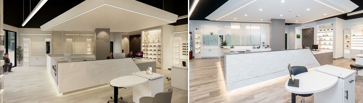 optical space design, retail eyewear displays, sunglass store design, retail glasses designer