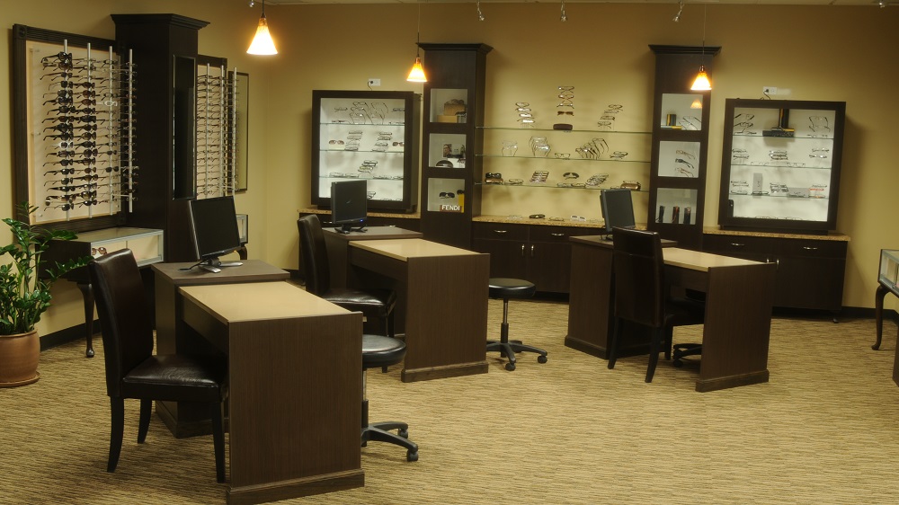 eye glass display, eyewear counter display, sunglass wall display, eyewear display, sunglass wall display, sunglasses wall display, freestanding sunglass display, optometric store design