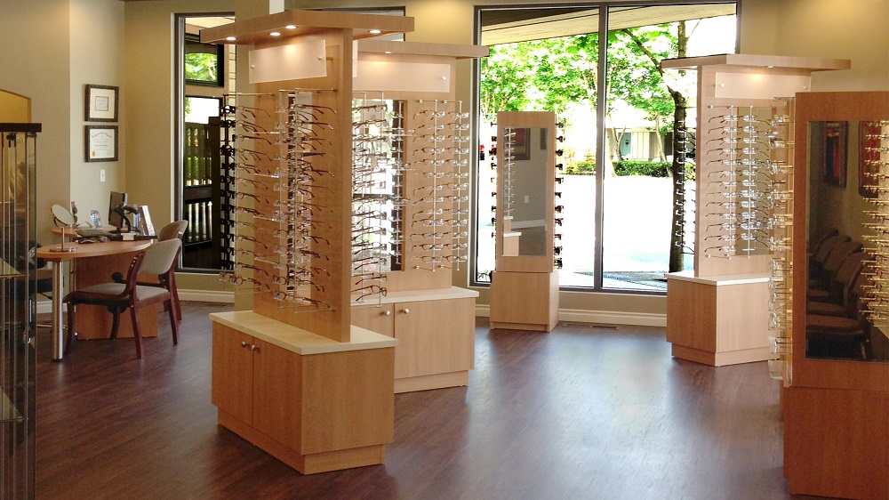acrylic sunglass display, optical practice design, architectural space design, sunglass display rack, metal eyewear display, metal frame display, fashion optical displays