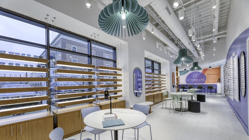 optical space design, eyewear display inspiration, eyewear store
