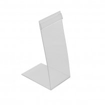 Plastic Easel Signage Holder 5"H Clear