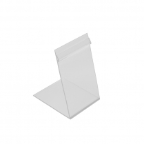 Plastic Easel Signage Holder 3" H Clear