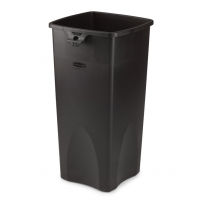Untouchable Square Waste Container 23G - Black (C)
