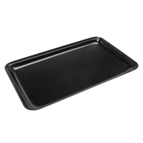 Delfin Acrylic Market Tray 15  x 10  x 1", Black