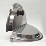 Hinged Stainless Steel Lid 11.5" with Notch