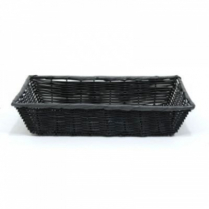 Synthetic Basket 14 x 10 x 3" Black