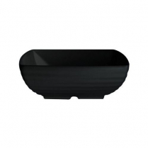 Melamine Bowl Milano 9" x 9" x 2.75"H Black