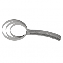 Stainless Steel Round Bone Scraper
