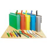 Plastic Knife Rack Grey