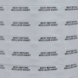 Monarch Label Best Before 17,008/Sleeve for 1105 1110 White