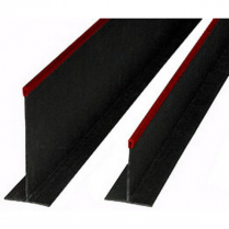 Divider 3 x 30" Black/Red Vinyl Tip
