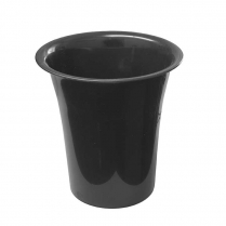 Floral Vase 8" Black