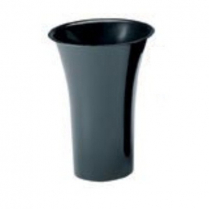 Floral Vase 12"Dia. 16"H Black