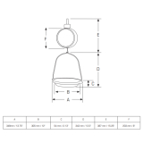 Hanging Dial Scale, Capacity 22lb