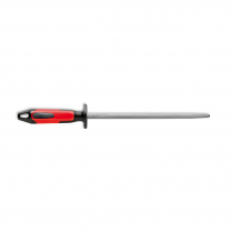 F.Dick Sharpening Steel Round Regular-Cut Red/Black 10"