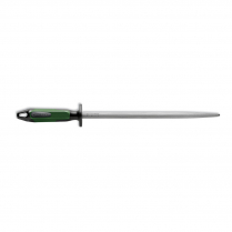 F.Dick Sharpening Steel Round Regular-Cut Green/Black 12"