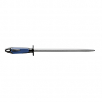 F.Dick Sharpening Steel Round Fine-Cut Blue/Black 12"