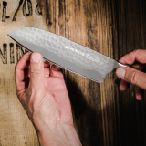 F.Dick DarkNitro Santoku Knife Oak 7"