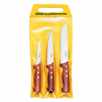 F.Dick Knife Set Wooden Handle (3 Pcs)