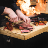 F.Dick VIVUM BBQ Knife ASADOR Birch 8.5"