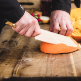 F.Dick VIVUM Utility Knife Serrated Birch 7"