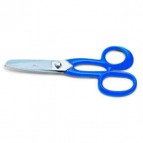 F.Dick Fin Shears (Nickel Plated) Blue 8"