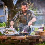 F.Dick Plating Tongs 8"