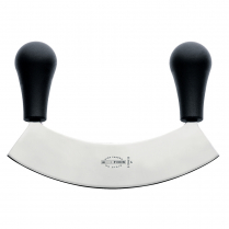 F.Dick Mincing Knife Single Blade Black 9"
