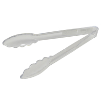 Plastic Utility Tongs 9" Clear