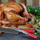 F.Dick Red Spirit Fork Red 8"