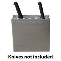 SS Knife Rack 12 x 12 x 2.5" with Plastic Insert BOM