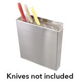 SS Knife Rack 12 x 12 x 2.5" with Plastic Insert BOM