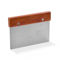 Dough Scraper 6 x 3" Wood Handle (C)