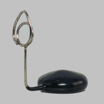 Teardrop Weight Base Tag Holder Black 6/Pack