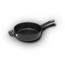 AMT Braise Pan, &Oslash;28cm, 4.3L Long handle & side handle (Induc