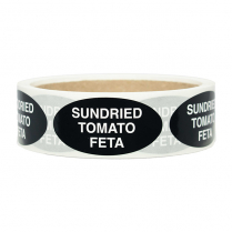 Label - Sundried Tomato & Feta 250/Roll