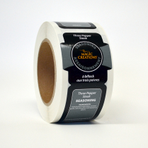 Label - Three Pepper Steak 250/Roll