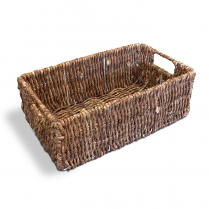 Rectangular Brown Wicker Baskets