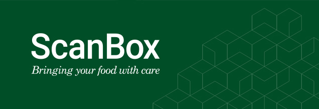 ScanBox company logo with tagline
